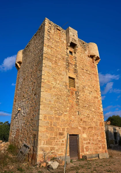 Carmelet Cabanes Castellon őrtorony — Stock Fotó