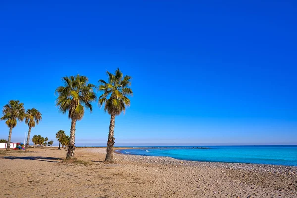 Fall stranden playa i Xilxes också Chilches — Stockfoto