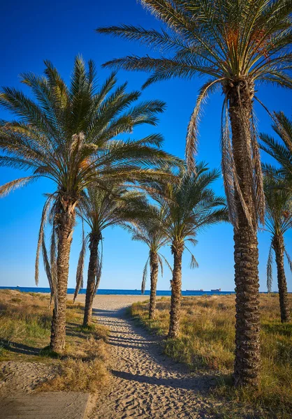 Playa el pinar strand in grao de castellon — Stockfoto