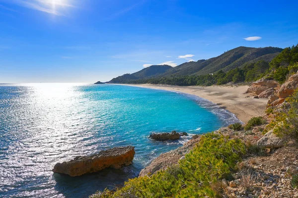 Playa Illot del Torn Ametlla de mar beach — Stock Photo, Image