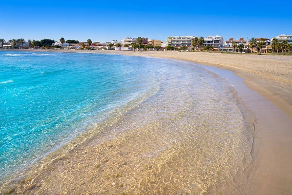 Casos playa playa en Xilxes también Chilches — Foto de Stock