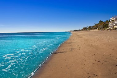 Cala melekler beach Miami Platja playa