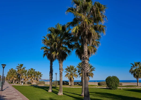 Playa Gurugu en Grao de Castellon España — Foto de Stock