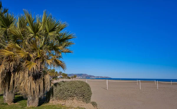 Playa Gurugu en Grao de Castellon España — Foto de Stock