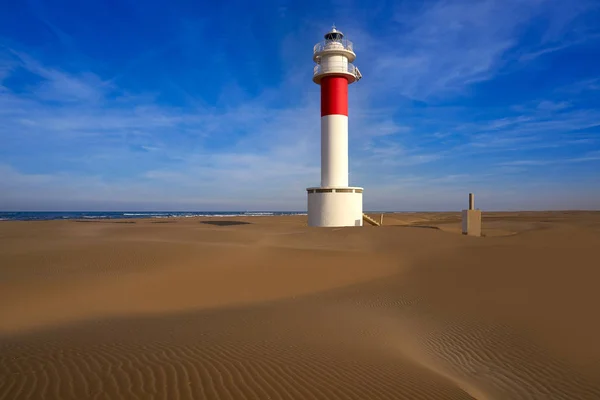 Delta del Ebro világítótorony Punta del Fangar — Stock Fotó