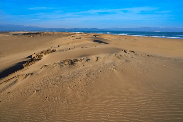 Stranden Delta del Ebro Punta del Fangar — Stockfoto
