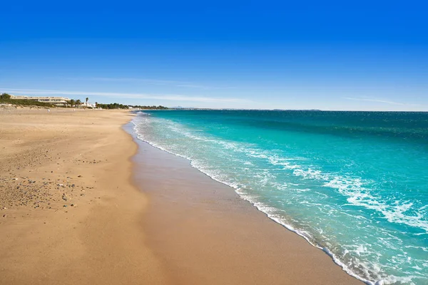 Strand van Platja L 'Estany Gelat Miami-Platja — Stockfoto