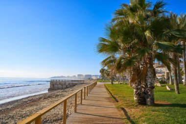 Oropesa de Mar beach Park'ta Castellon