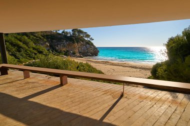 Tarragona 'daki Cala Crancs Salou plajı.