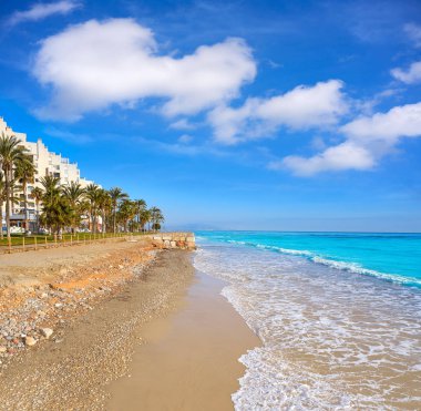 Oropesa de Mar beach Park'ta Castellon