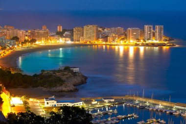 Oropesa de Mar Plajı La Concha Günbatımı