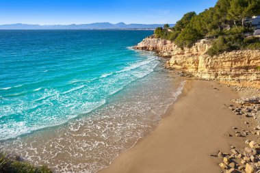 Cala Penya Tallada Salou plajı Tarragona