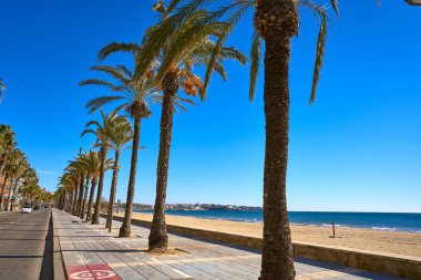 Tarragona 'daki Salou plajı Poniente