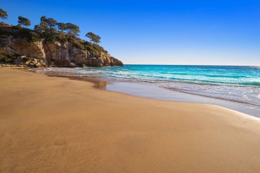 Tarragona 'daki Cala Crancs Salou plajı.