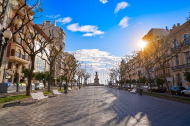 Tarragona Katalonya Rambla Nova