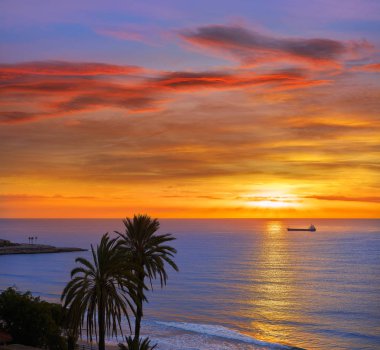 Tarragona balkon Avrupa gündoğumu