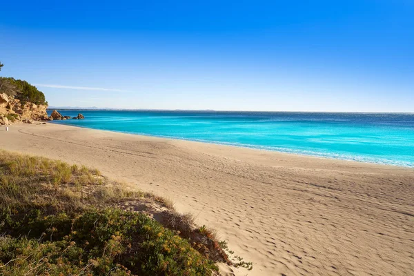 Plage de Cala Angels Playa à Miami Platja — Photo