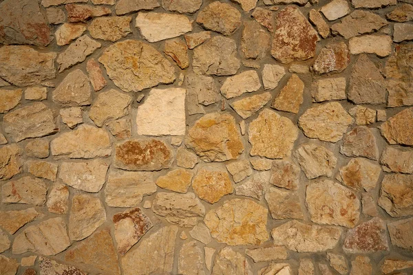 Muro di muratura muro di pietra nel Mediterraneo — Foto Stock
