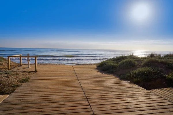 De Mar strandtól Castellon, Spanyolország — Stock Fotó