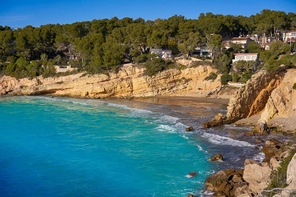 Cala Penya Tallada Salou plajı Tarragona — Stok fotoğraf