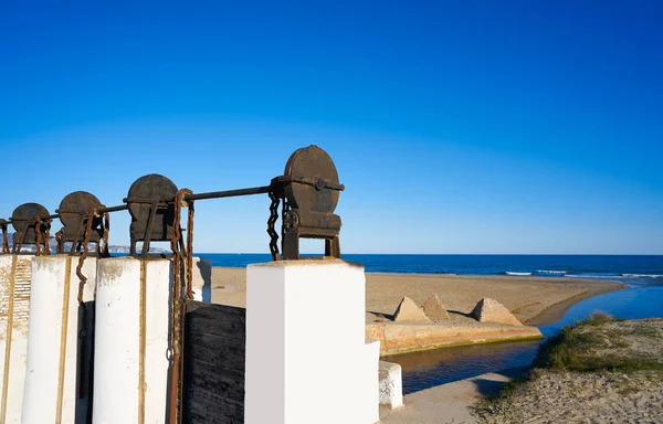 Serradal παραλία στην Ισπανία που Grao de Castellon — Φωτογραφία Αρχείου