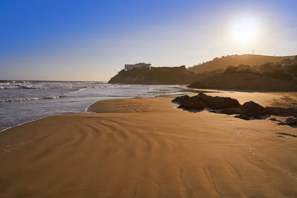 Oropesa de Mar strand La Concha Castellon - Stock-foto