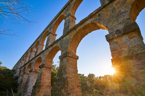 Aqueduct Pont del Diable i Tarragona — Stockfoto