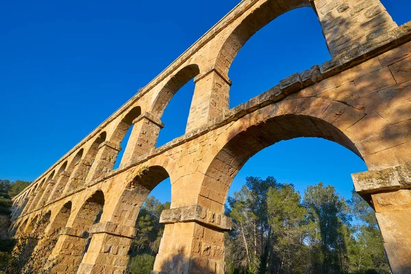 Aqueduct Pont del Diable in Tarragona — Stock fotografie