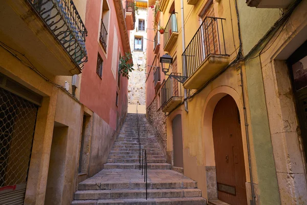 Strade strette di Tarragona in Catalogna — Foto Stock