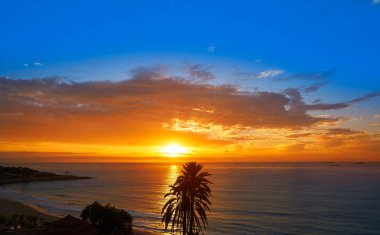Tarragona balkon Avrupa gündoğumu, İspanya