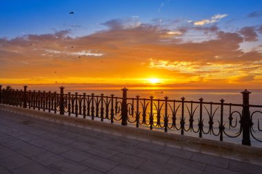 Tarragona balkon Avrupa gündoğumu