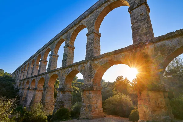 Acquedotto Pont del Diable a Tarragona — Foto Stock