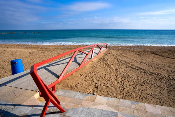Praia Vinaroz Playa del Forti em Castellon — Fotografia de Stock