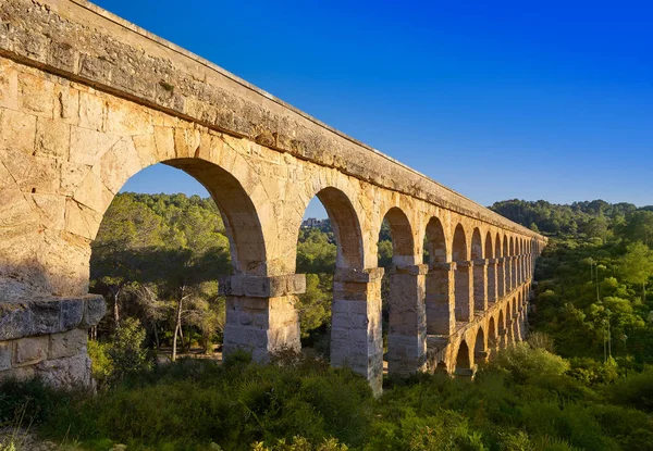 Aqueduct Pont del Diable in Tarragona — Stock fotografie