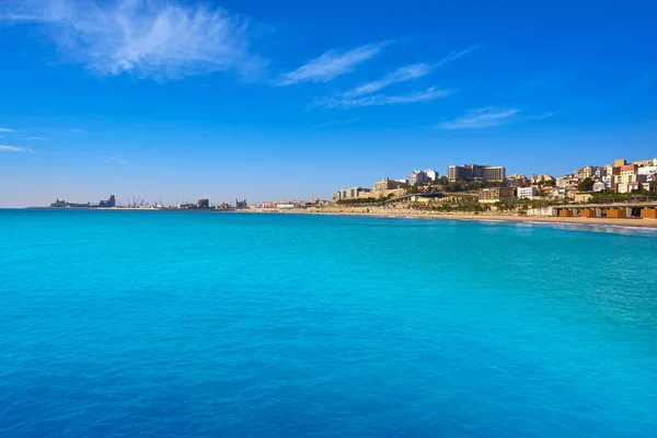 El Miracle strand in Tarragona, in Catalonië — Stockfoto