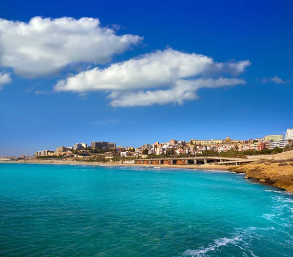 Praia El Miracle em Tarragona na Catalunha — Fotografia de Stock