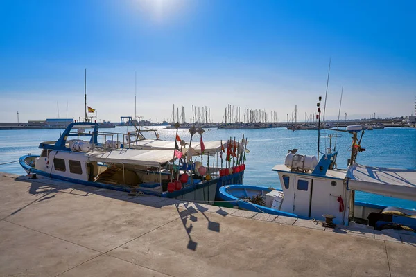 Vinaroz fisherboats portu w Castellon — Zdjęcie stockowe