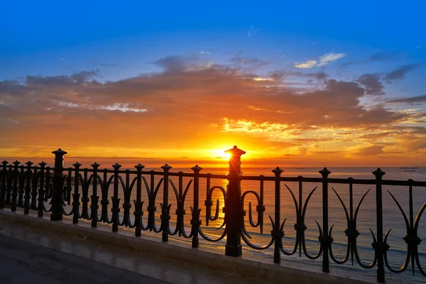 Tarragona Balcone d'Europa all'alba — Foto Stock