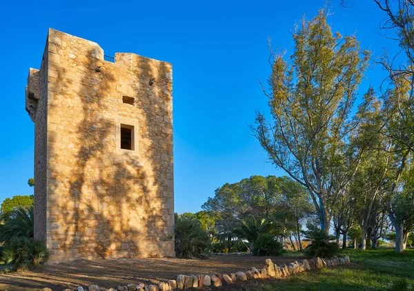 Torre la Sal vigia tower Cabanes Castellon — 스톡 사진