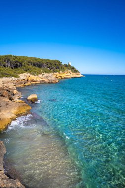 Tarragona Cala de roca Plana plaj