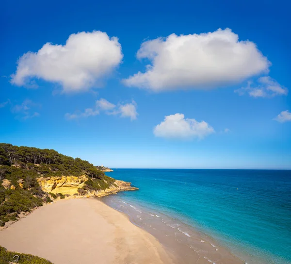 Tarragona Cala Waikiki plaj Cala Fonda — Stok fotoğraf