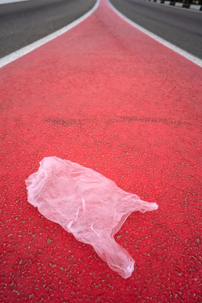 Concept de pollution par les déchets plastiques — Photo