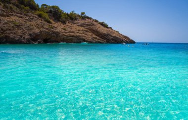 Balear Adaları Ibiza Cala Moli plaj