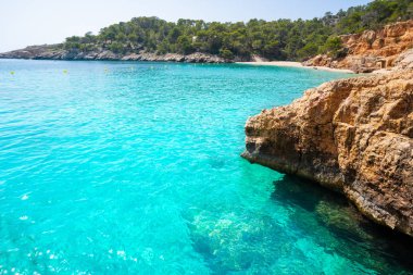 Balear'da Ibiza Cala Salada ve Saladeta