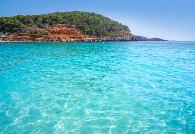 Balear'da Ibiza Cala Salada ve Saladeta