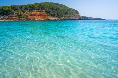 Balear'da Ibiza Cala Salada ve Saladeta