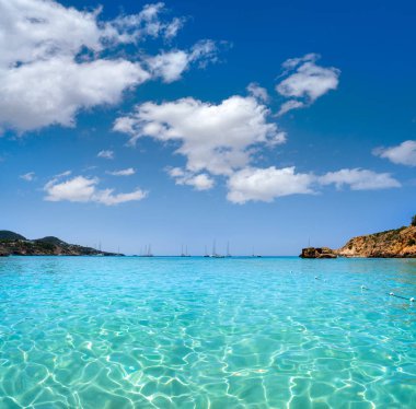 Balear Adaları Ibiza Cala Tarida plaj