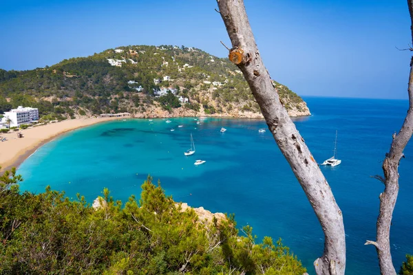 Ibiza Cala Sant Vicent也是San Vicente — 图库照片