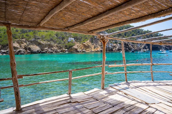 Spiaggia di Cala Benirras di Ibiza a Sant Joan — Foto Stock