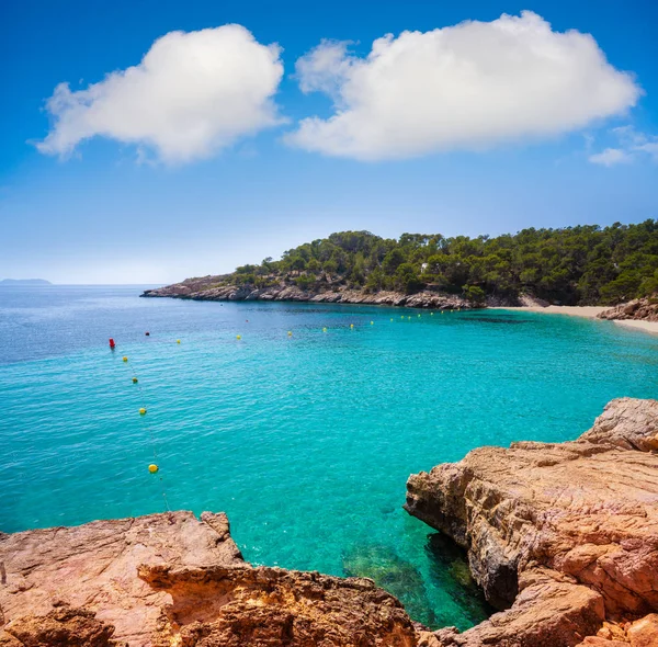Balear'da Ibiza Cala Salada ve Saladeta — Stok fotoğraf